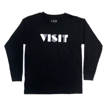 Load image into Gallery viewer, Visit Lines Long Sleeve Shirt - Black